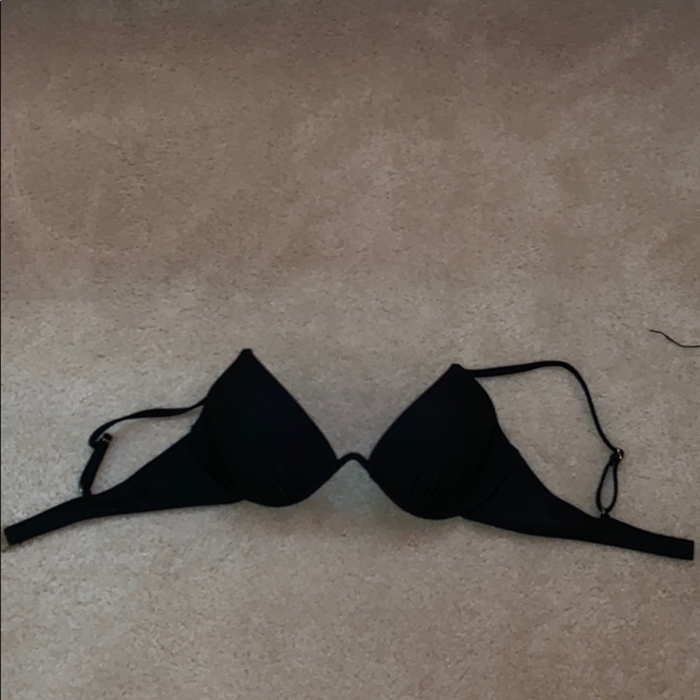Black bikini top